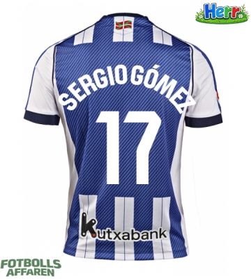 Real Sociedad Sergio Gomez #17 Hemmatröja 2025-26 Kortärmad